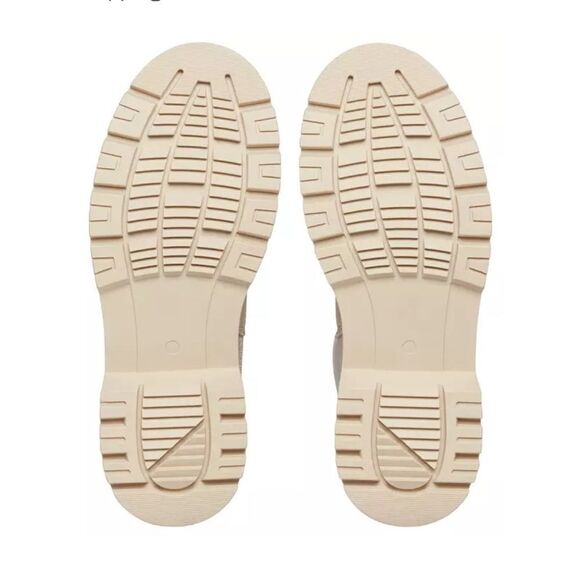 CALIA Peyton Leather Chelsea Lug Boots in Ivory - Picture 2 of 12